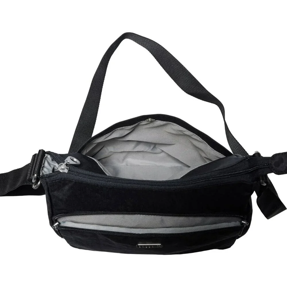 Baggallini Black Joey Large Hobo Bag/NWT